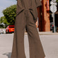 Ultra Loose Textured 2pcs Slouchy Outfit