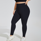 Plus Size Solid Color Leggings