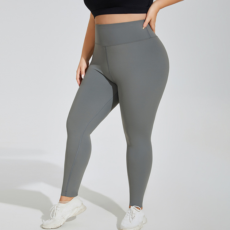 Plus Size Solid Color Leggings