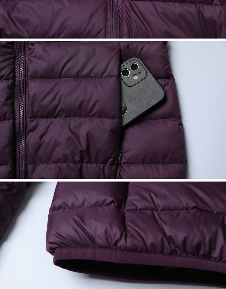 Light Weight Hooded Down Jacket