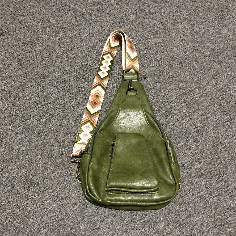 Women's Multi-Pocket Strap Chest Bag - KOC