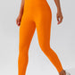 Solid color stretch high waist leggings