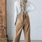 Corduroy Pocketed Wide Leg Overall