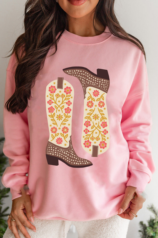 Graphic Pullover Sweatshirt