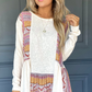 Western Patchwork Ruffled Babydoll Top