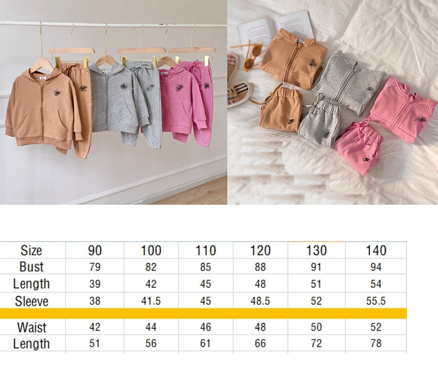 Kid's Hooded Jacket + Trousers Set