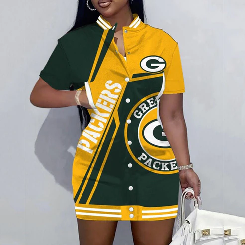 NFL Shirt Button Dress