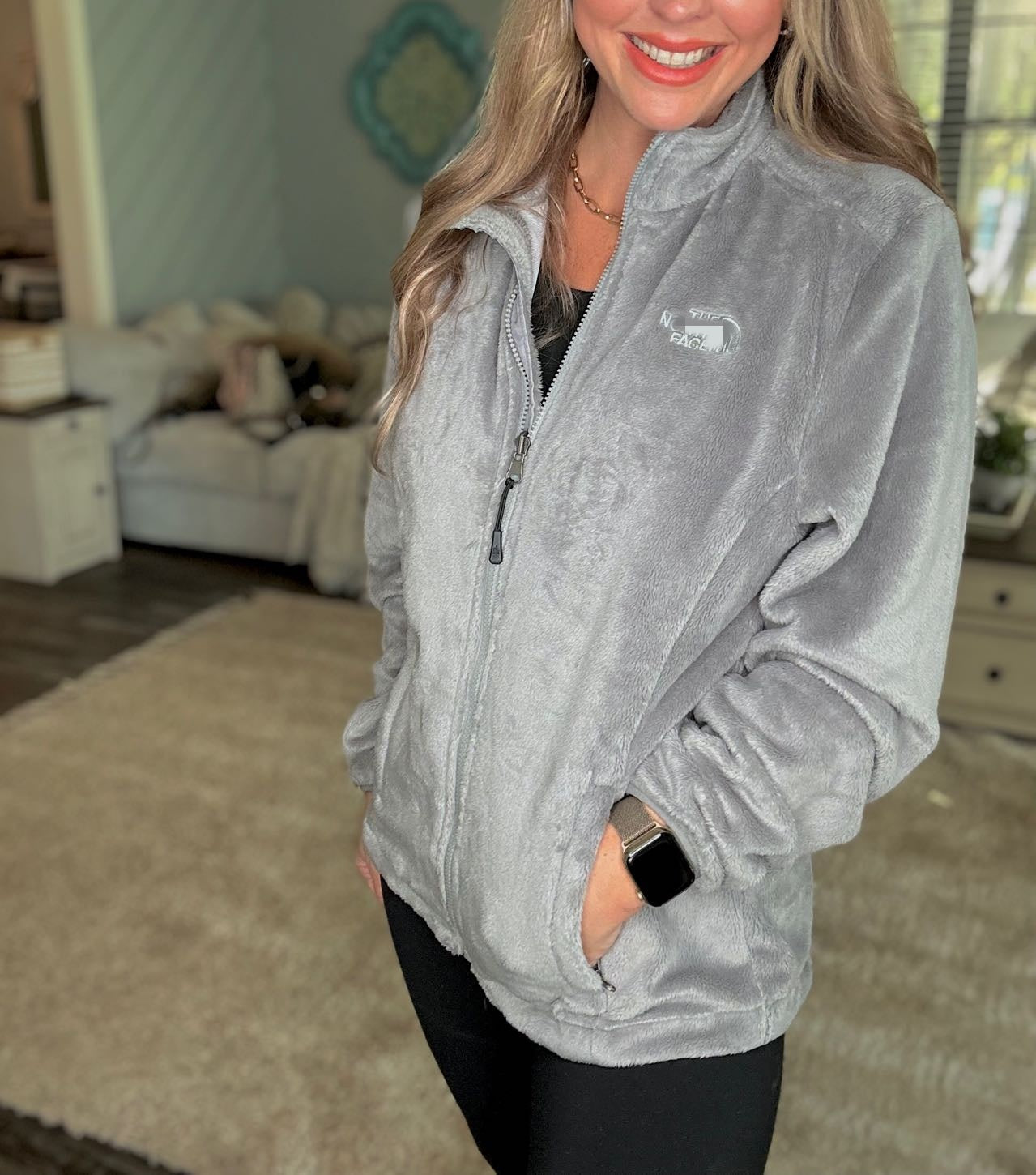 Embroidered Fleece Jacket