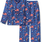 Flag Printed Parent-child Long Pajamas