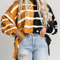 Oversized Contrast Dropped Shoulder Sweater