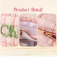 Personalized Quilted Nylon Cosmetic Bag