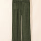 Western High Waist Corduroy Pants