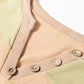 Color Block Thermal Textured Knit Drop Shoulder Henley Top