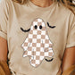 Ghost Bat Halloween Holiday Graphic Tee