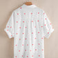 Little Stars Printed Loose Half Sleeve Loose Shirt