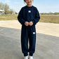 Kids Casual Tracksuit Set Long Sleeve Crewneck Sweatshirt and Jogger