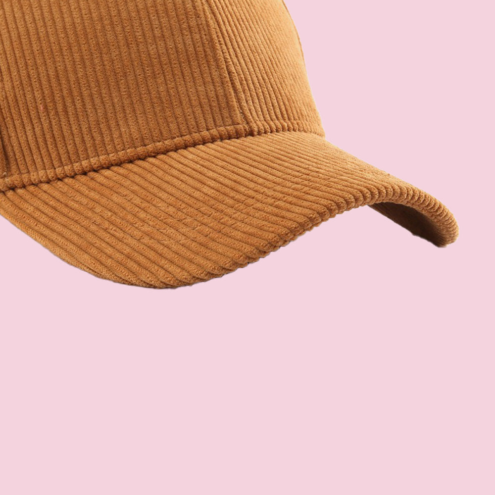 Custom Embroidered Corduroy Baseball Cap