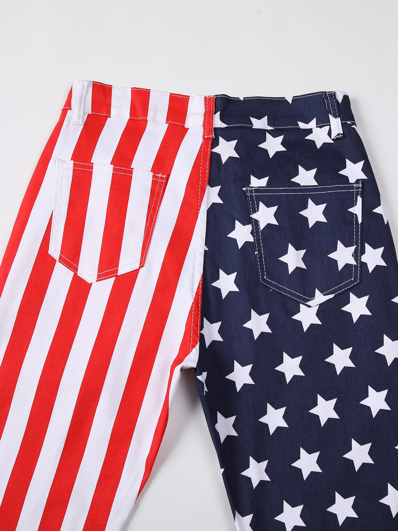 Flag Parent-child Flared Jeans