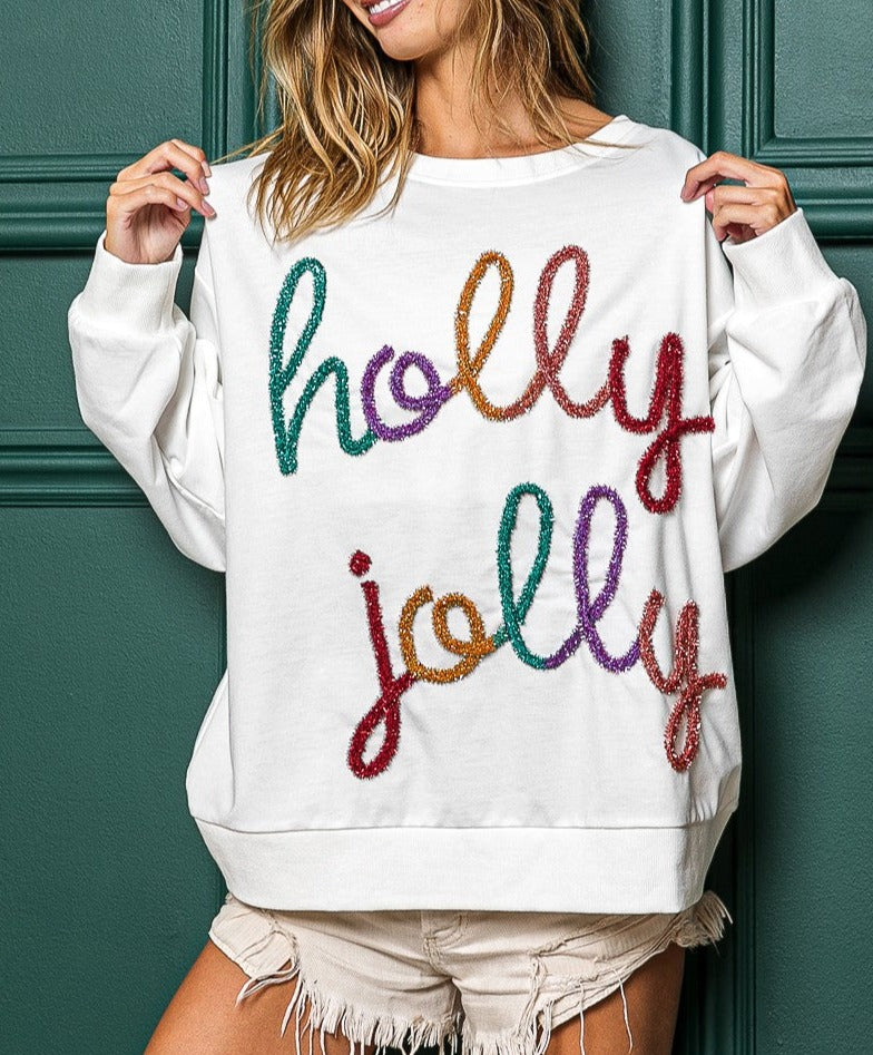 Christmas Holly Jolly sweatshirt