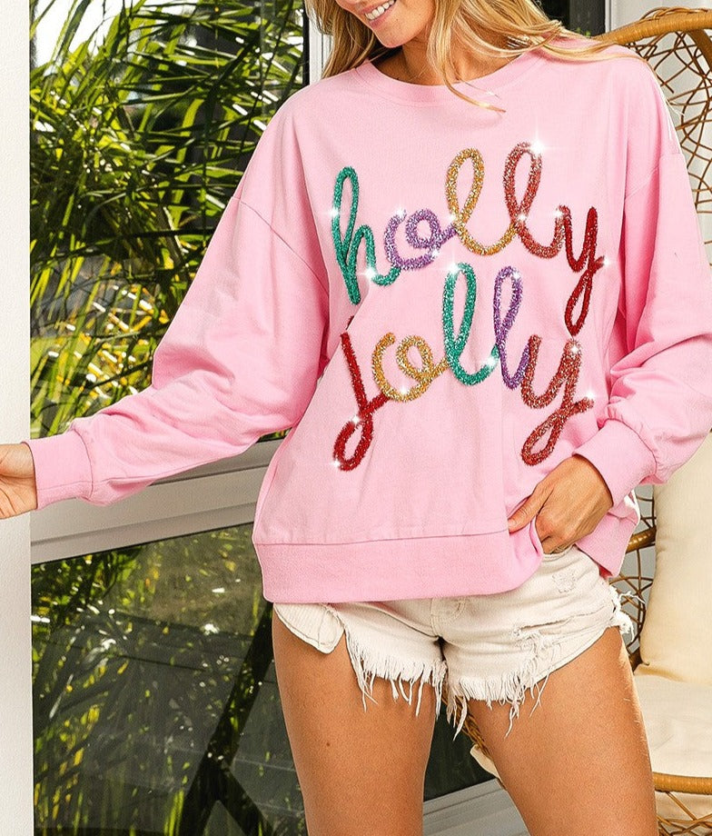 Christmas Holly Jolly sweatshirt