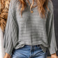 Ribbed Knit Dolman Sweater