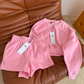 Women's Long-sleeved Sweatshirt + Shorts(WYSA27)