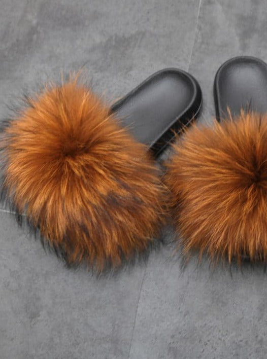 Tiosebon Fur Slippers - KOC
