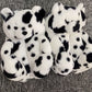 Lady teddy bear slippers - KOC