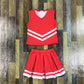Cheerleading Sleeveless Skirt Set