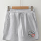 Baseball Heart Embroidery French Terry Skort