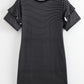 Stripe Ruffle Sleeve T Shirt Dress