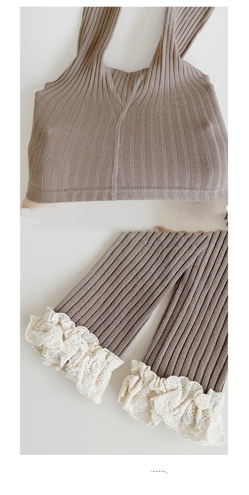 Lace Bottom Tights