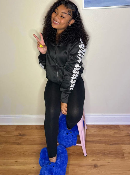 Lady teddy bear slippers - KOC