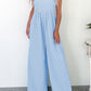 Checkered Pocketed High Waist Wide Leg Overall