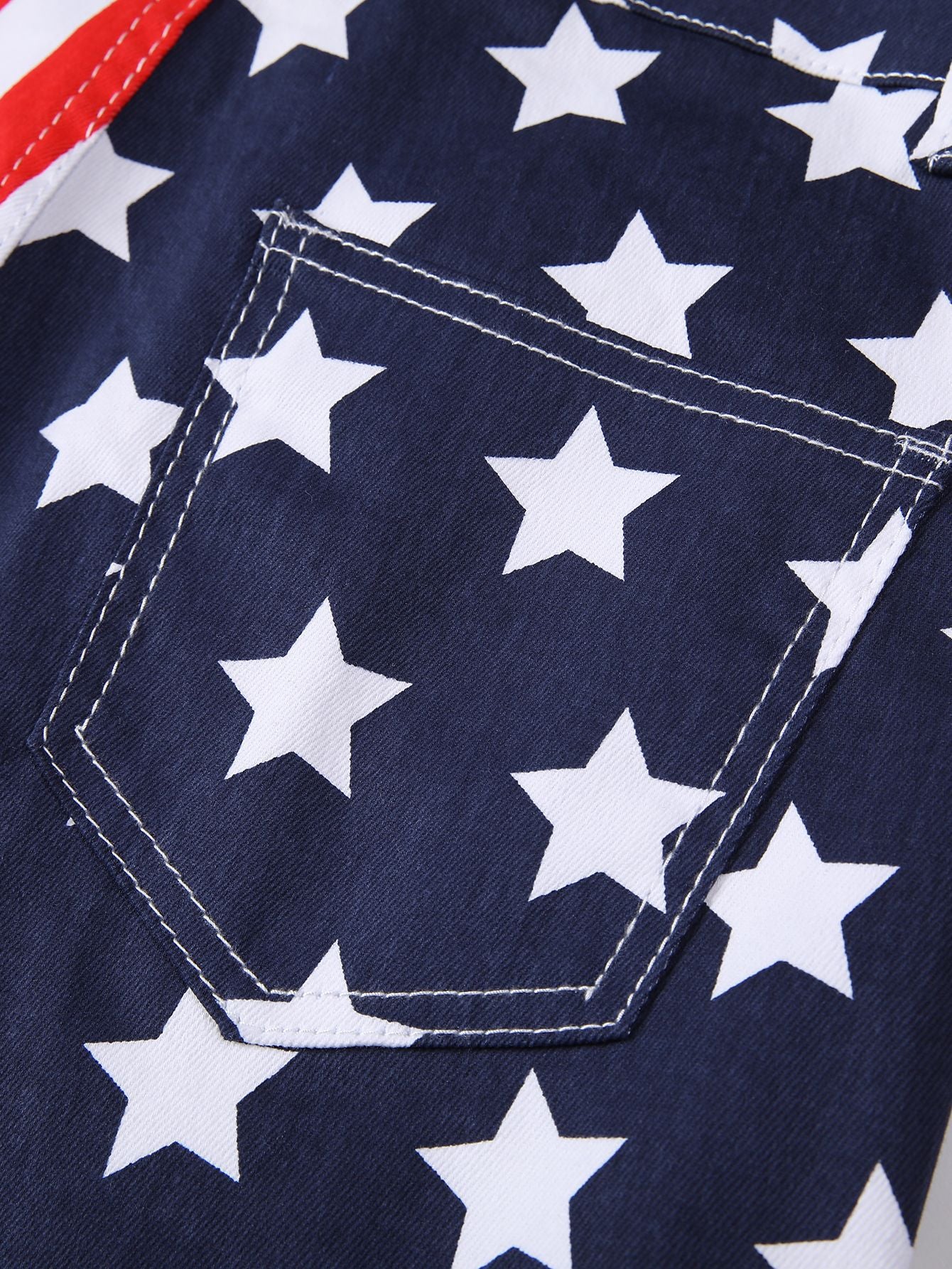 Flag Parent-child Flared Jeans