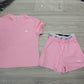 Alo-Short Pants and Short Sleeve Top Set(WYS722)