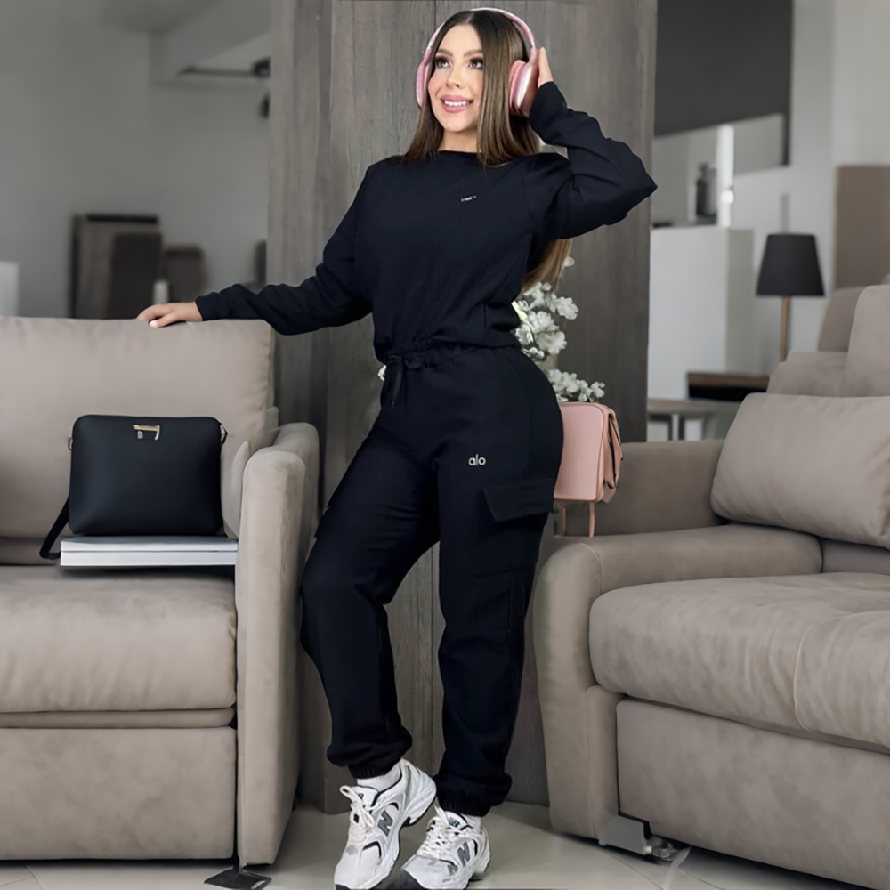 A-Long-sleeve two-piece sett(Y71659)