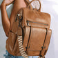 Embroidered Strap Attached  Backpack