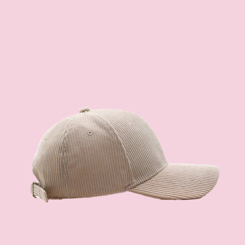 Custom Embroidered Corduroy Baseball Cap