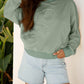 Flower Patch Drop Shoulder Casual Top