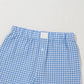 Gingham Printed High Waist Shorts