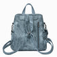 Retro Backpack Large Capacity Vegen Leather Travel Backpack