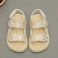 Children’s Glitter Ribbon Soft Soled Sandals