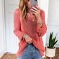 Crochet Hollow-out Jumper Top Sweater