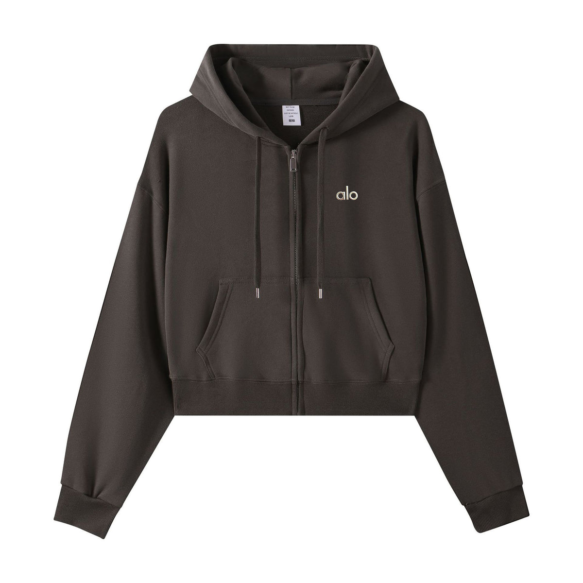 Yoga Full-Zip Cropped Hoodie