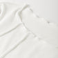 Exposed Seam Ribbed Knit Slim Fit Long Sleeve Top