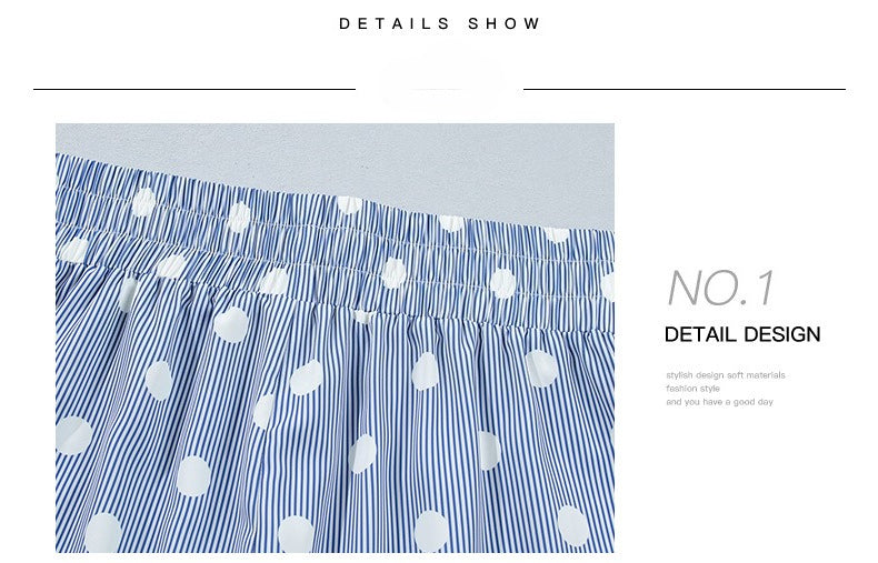 Polka Dot Print Shirred High Waist Casual Shorts