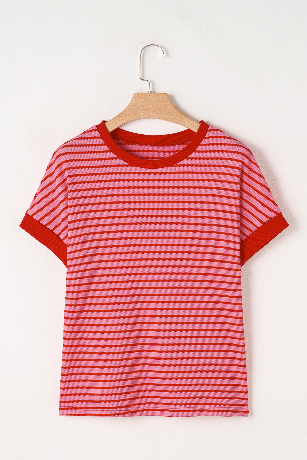 Stripe Knitted T Shirt