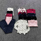 Women's Bell Bottom Pants Bra Jacket Set 3-piece Set