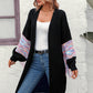 Long Fringed Knit Cardigan